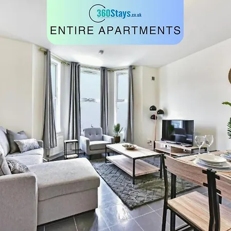 West Ealing Serviced Apts- 2 Bedroom 2 Bath Parking Near Station With Off Street Parking By 360Stays